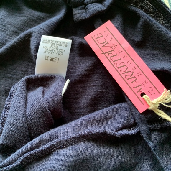 NWT Size M/L navy cami from Feel The Piece - Picture 6 of 6